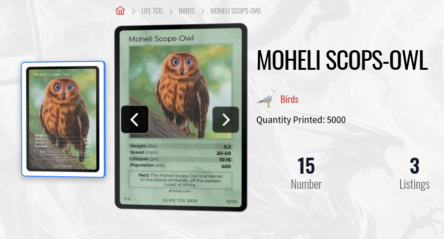 New product page (On Desktop)